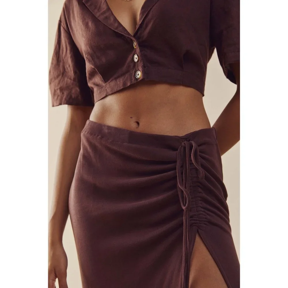 🎉LAST CHANCE🎉 NWT Free People Kabella Set / Hot Fudge - Picture 3 of 5